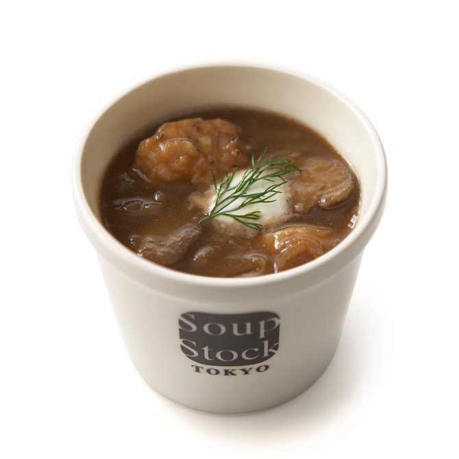 鶏肉と玉葱のスープ バルサミコ風味