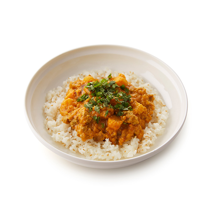 女川産さんまのキーマカレー