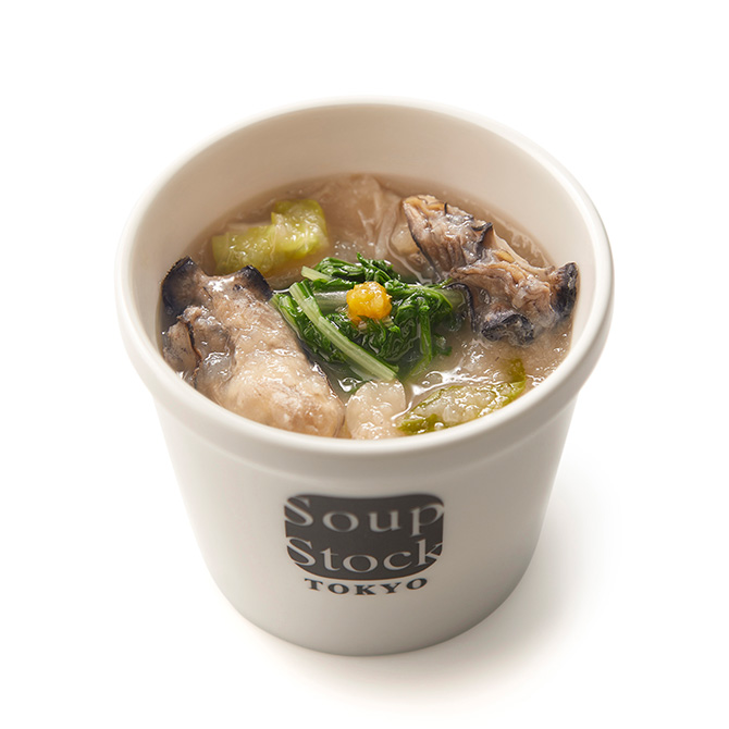 みをつくしのスープ 牡蠣の潮煮みぞれ仕立て