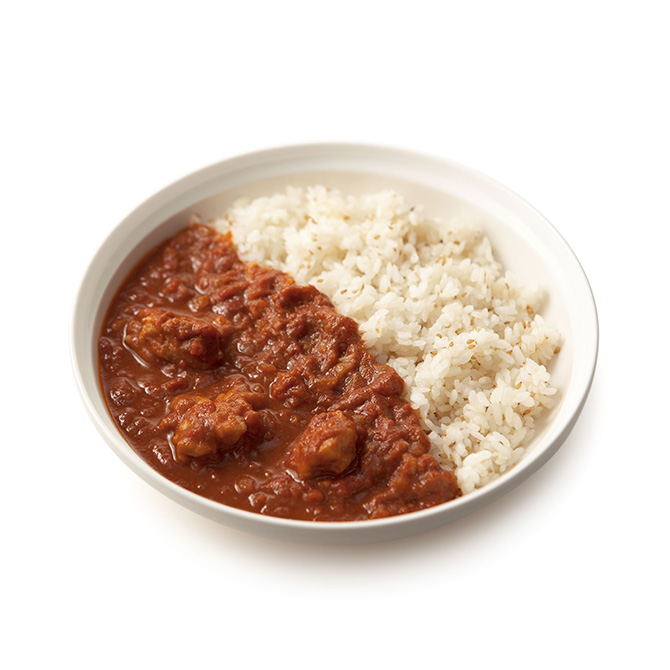 トマトと鶏肉のスパイスカレー