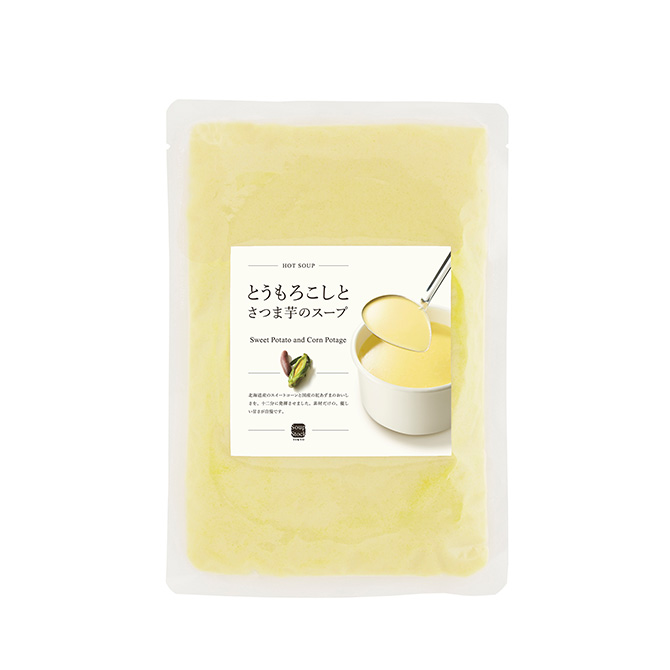 とうもろこしとさつま芋のスープ500g(冷凍）