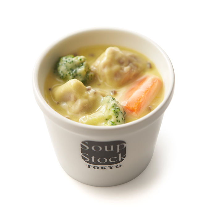 北海道産とうもろこしと鶏肉のシチュー