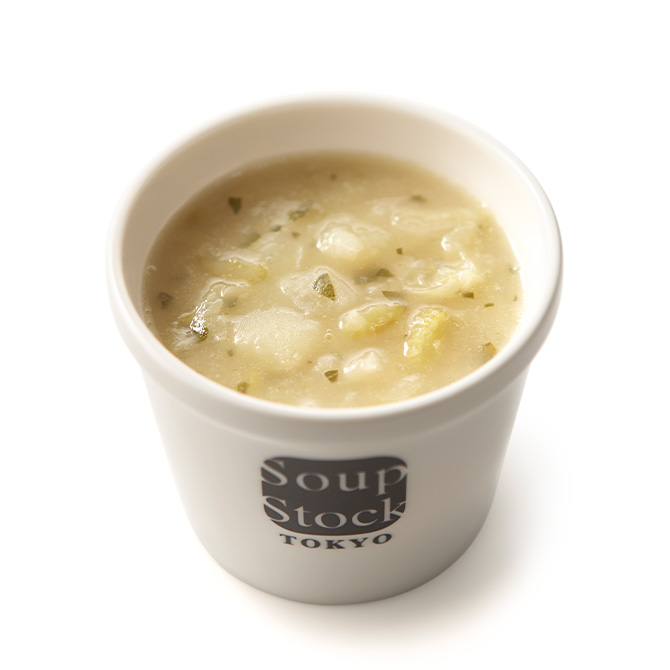 白い野菜のミネストローネ