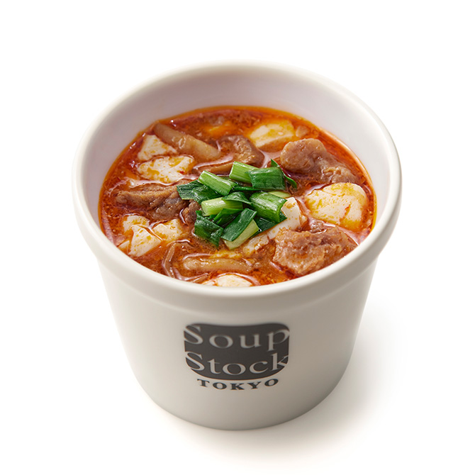 国産牛すじとなめこのチゲ