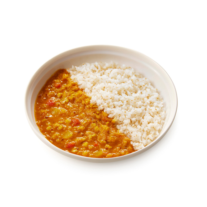 南インド風スパイスの豆カレー