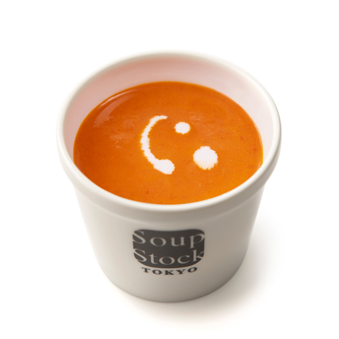 イタリア産完熟トマトのクリームポタージュ
