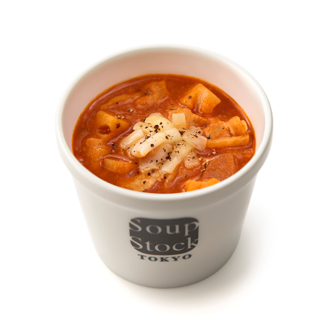 豚肉と3種根菜のトマトストロガノフ