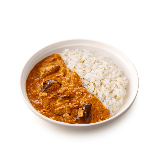 ベイガンバルタ（北インドの茄子カレー）