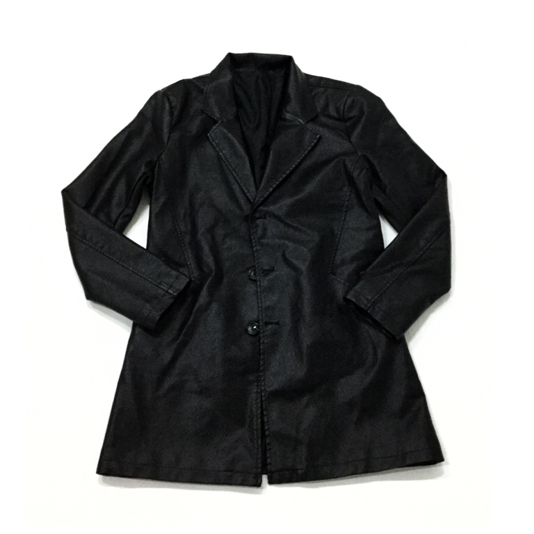 革製ハーフコート