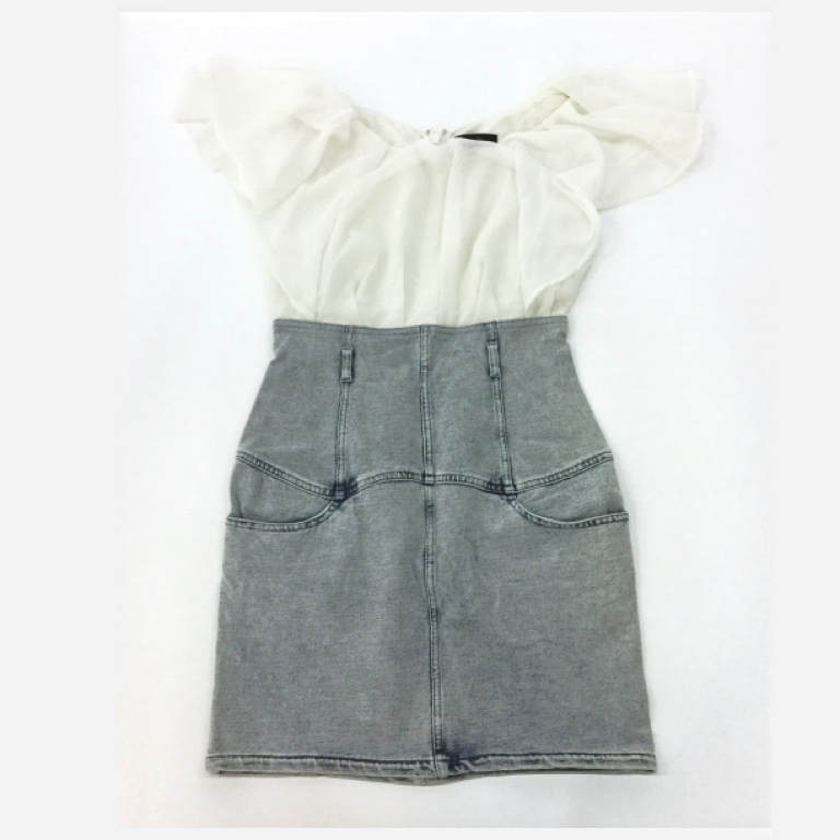 ドッキングデニムワンピース リエンダ キズ汚れなし 宅配型収納caraeto カラエト 旧trunk 宅配型収納caraeto カラエト 旧trunk