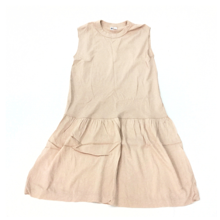 ユニクロユー コンビネーションギャザーワンピース Uniqlo U キズ汚れあり 宅配型収納caraeto カラエト 旧trunk 宅配型収納caraeto カラエト 旧trunk