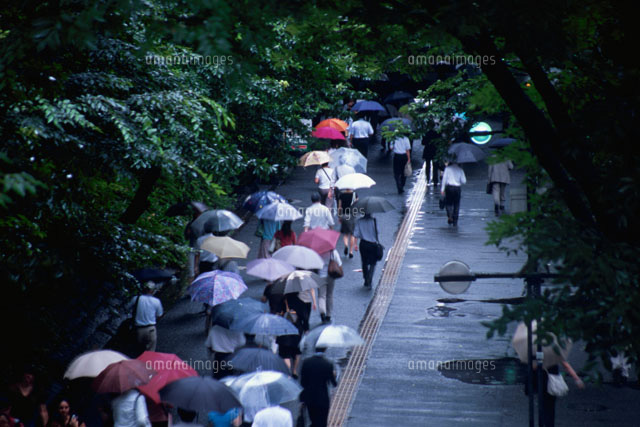 傘を差して歩く人々
(c)HIROYUKI MATSUMOTO/SEBUN PHOTO