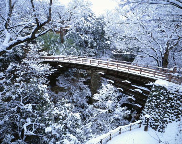 猿橋の雪景色 山梨県
(c)SIGEO MATSUNO/SEBUN PHOTO