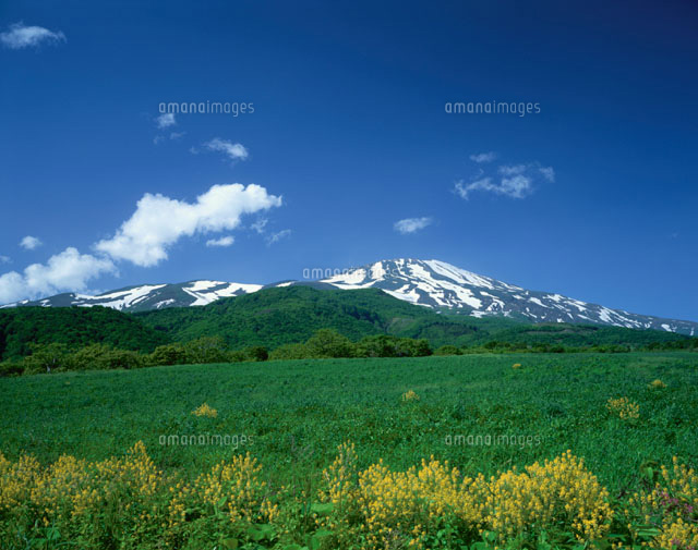 草原と鳥海山
(c)SIGEO MATSUNO/SEBUN PHOTO