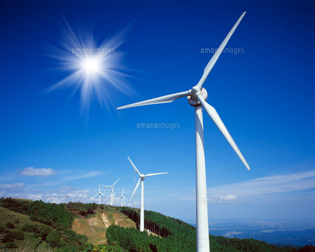 青山高原の風力発電 久居市 三重県
(c)YOSHITSUGU NISHIGAKI/SEBUN PHOTO