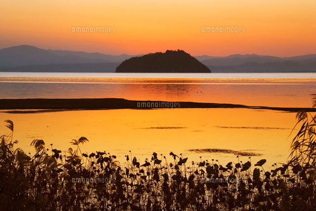 竹生島の夕景
(c)YOSHITSUGU NISHIGAKI/SEBUN PHOTO