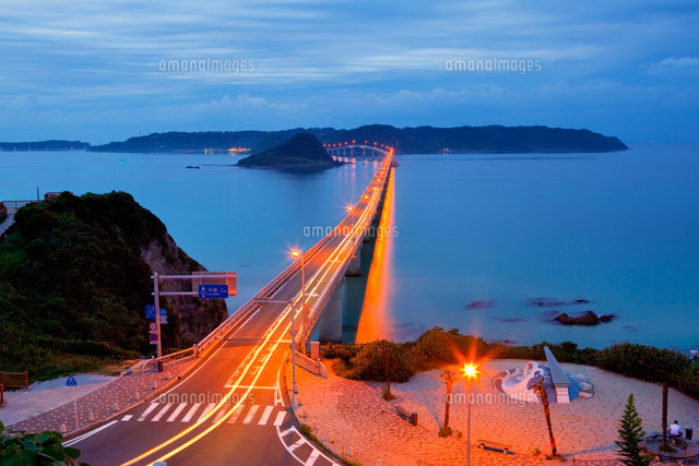 角島大橋と角島夜景
(c)YOSHITSUGU NISHIGAKI/SEBUN PHOTO