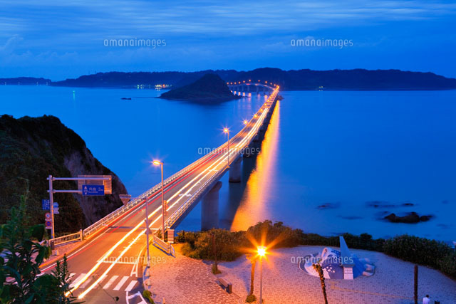 角島大橋と角島夜景
(c)YOSHITSUGU NISHIGAKI/SEBUN PHOTO