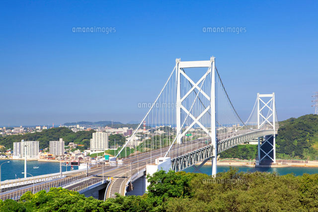 和布刈公園より望む関門橋
(c)YOSHITSUGU NISHIGAKI/SEBUN PHOTO