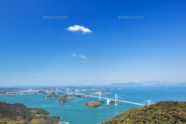 亀老山より望む来島海峡大橋
(c)YOSHITSUGU NISHIGAKI/SEBUN PHOTO