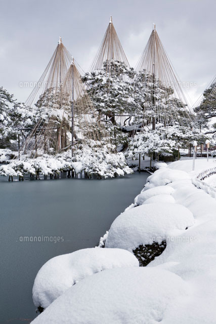 雪の兼六園雪吊り
(c)YOSHITSUGU NISHIGAKI/SEBUN PHOTO