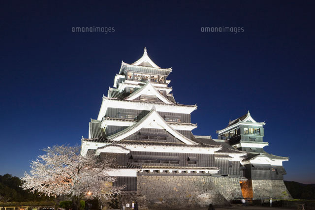 桜咲く熊本城夜景
(c)YOSHITSUGU NISHIGAKI/SEBUN PHOTO