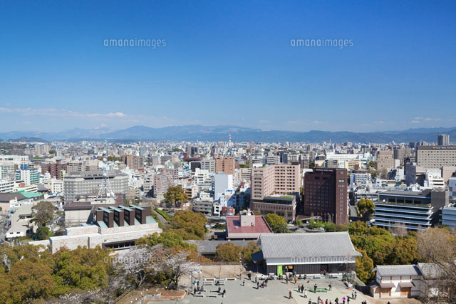 熊本城より熊本市街
(c)YOSHITSUGU NISHIGAKI/SEBUN PHOTO