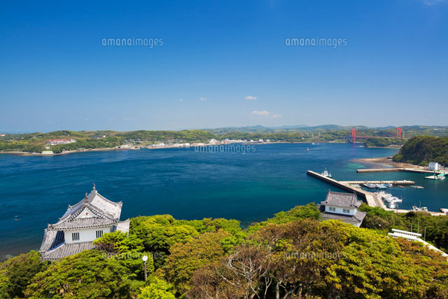 平戸城より平戸瀬戸と平戸大橋
(c)YOSHITSUGU NISHIGAKI/SEBUN PHOTO