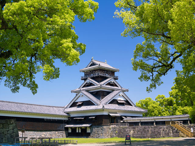熊本城の宇土櫓
(c)YOSHITSUGU NISHIGAKI/SEBUN PHOTO