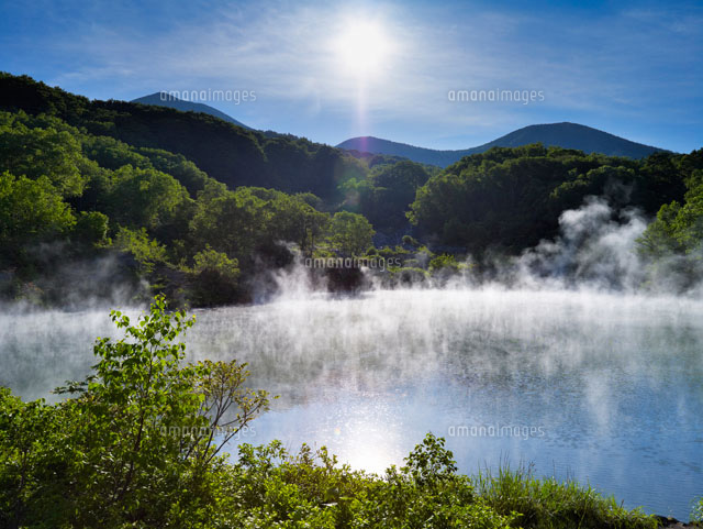 朝の地獄沼
(c)YOSHITSUGU NISHIGAKI/SEBUN PHOTO