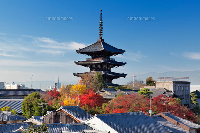 秋の八坂の塔と京都市街
(c)YOSHITSUGU NISHIGAKI/SEBUN PHOTO