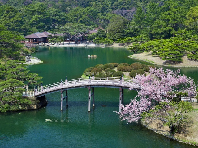 桜咲く栗林公園
(c)YOSHITSUGU NISHIGAKI/SEBUN PHOTO