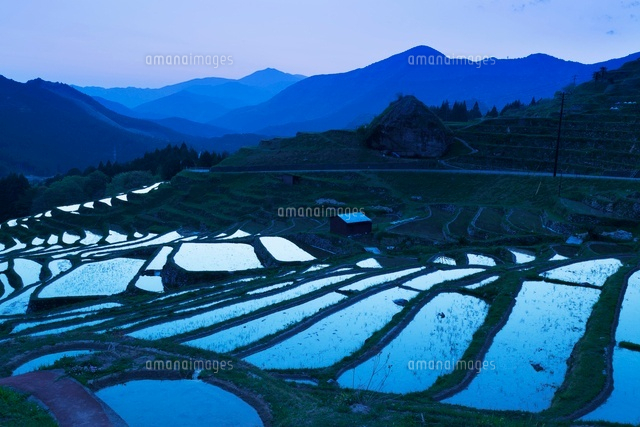 丸山千枚田の夕景
(c)YOSHITSUGU NISHIGAKI/SEBUN PHOTO