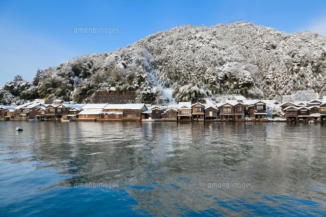 雪の舟屋と伊根湾
(c)YOSHITSUGU NISHIGAKI/SEBUN PHOTO