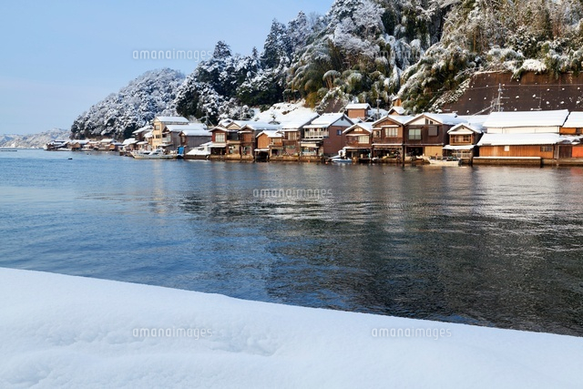 雪の舟屋と伊根湾
(c)YOSHITSUGU NISHIGAKI/SEBUN PHOTO