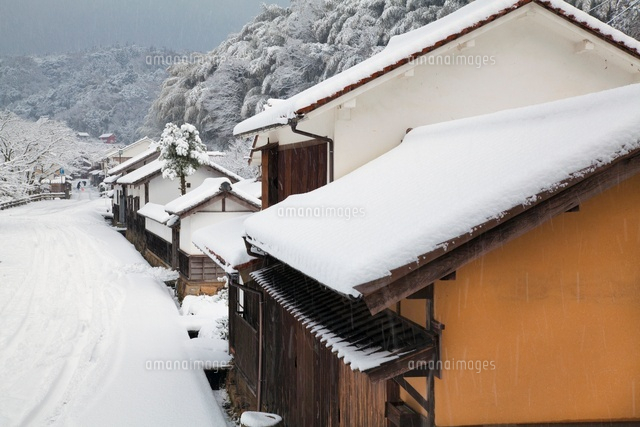 雪の大森銀山の街並み
(c)YOSHITSUGU NISHIGAKI/SEBUN PHOTO