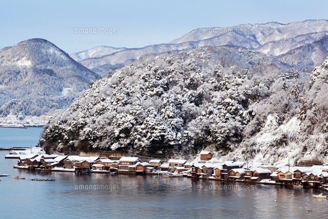 雪の舟屋と伊根湾
(c)YOSHITSUGU NISHIGAKI/SEBUN PHOTO