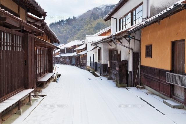 雪の大森銀山の町並み
(c)YOSHITSUGU NISHIGAKI/SEBUN PHOTO