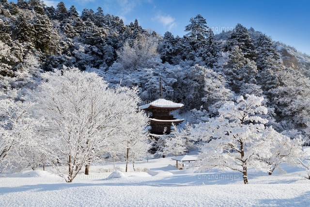 雪の金剛院三重塔
(c)YOSHITSUGU NISHIGAKI/SEBUN PHOTO
