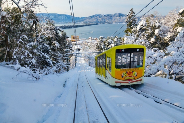 雪の笠松公園より天橋立
(c)YOSHITSUGU NISHIGAKI/SEBUN PHOTO