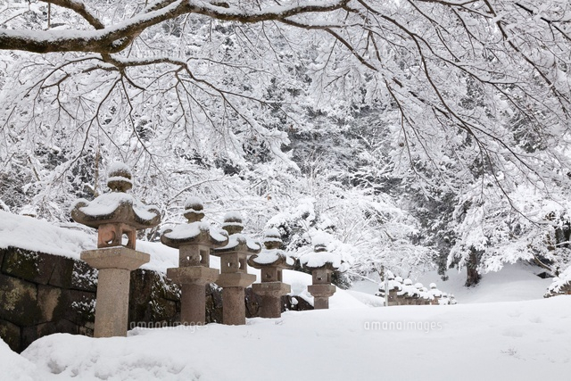 雪の鳥取藩主池田家墓所
(c)YOSHITSUGU NISHIGAKI/SEBUN PHOTO