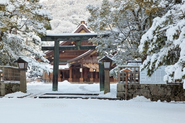 雪の出雲大社 拝殿
(c)YOSHITSUGU NISHIGAKI/SEBUN PHOTO