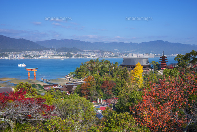 秋の宮島と五重塔
(c)YOSHITSUGU NISHIGAKI/SEBUN PHOTO