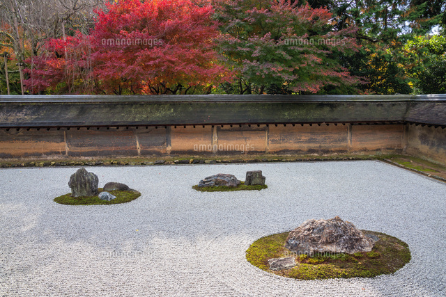 紅葉の龍安寺石庭
(c)YOSHITSUGU NISHIGAKI/SEBUN PHOTO