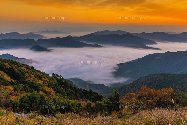 岩尾山より朝の雲海と朝焼け
(c)YOSHITSUGU NISHIGAKI/SEBUN PHOTO