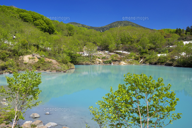 新緑の地獄沼と八甲田山
(c)YOSHITSUGU NISHIGAKI/SEBUN PHOTO