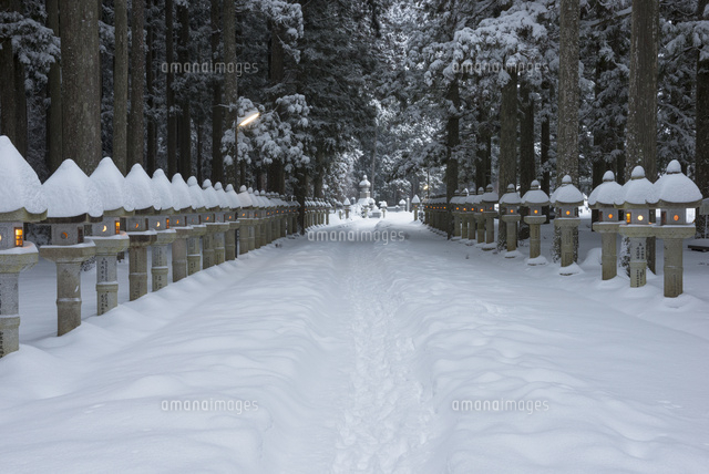 雪の高野山奥の院参道
(c)YOSHITSUGU NISHIGAKI/SEBUN PHOTO