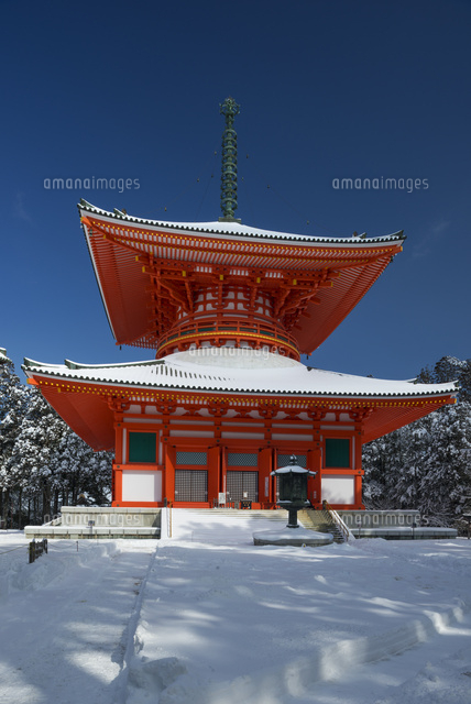 雪の高野山根本大塔
(c)YOSHITSUGU NISHIGAKI/SEBUN PHOTO