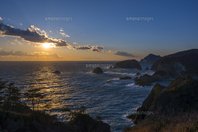 奥石廊崎の夕日
(c)YOSHITSUGU NISHIGAKI/SEBUN PHOTO