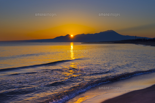 朝の弓ヶ浜と大山
(c)YOSHITSUGU NISHIGAKI/SEBUN PHOTO